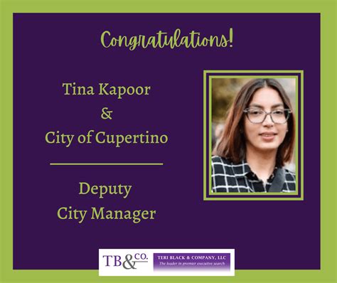 tina kapoor|City Manager's Office .